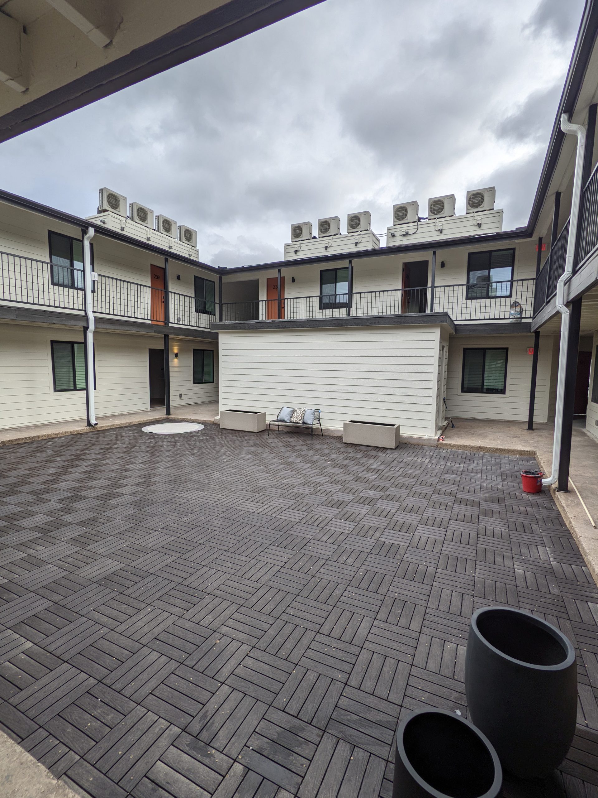 Apartment complex mini split install