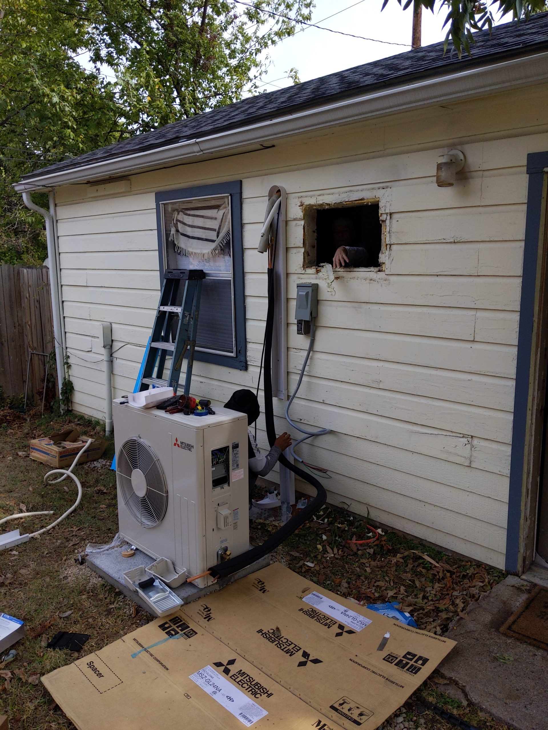 Installing Mitsubishi MUZ-Gs18